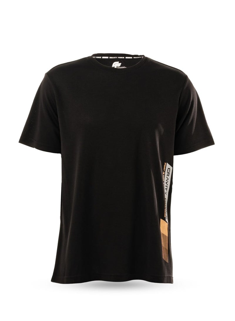 گریوِٹی فورس تي شيرت جرافيتي فورس رجالي بقصة واسعة (أوفر سايز) بأكتاف منسدلة | قماش قطني قابل للتنفس | كم قصير للاستخدام الكاجوال والرياضي | تصميم مريح بقصة فضفاضة للاستخدام اليومي - Image 1